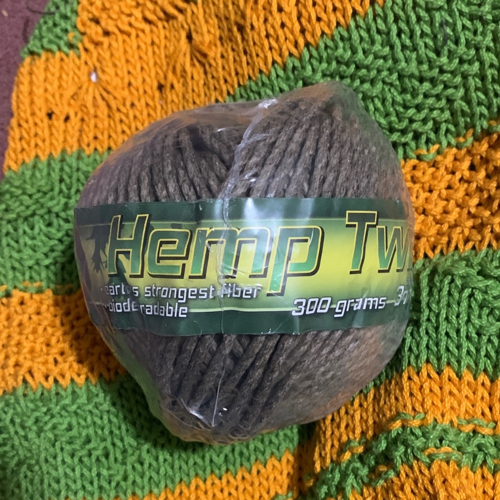 Natural Hemp Twine for Reptile Habitats - Brown